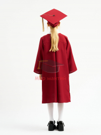 Детская мантия выпускника, цвет бордовый